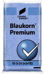 Blaukorn Premium 15-3-20+3+ME, 25 kg